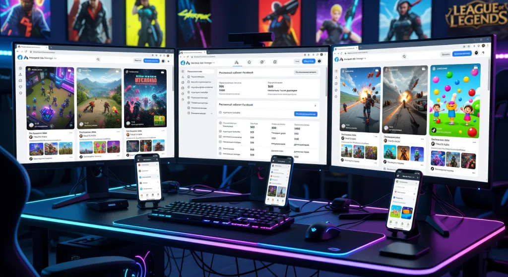 Как безопасно купить и настроить рекламный кабинет Facebook, Instagram и TikTok для гейминга