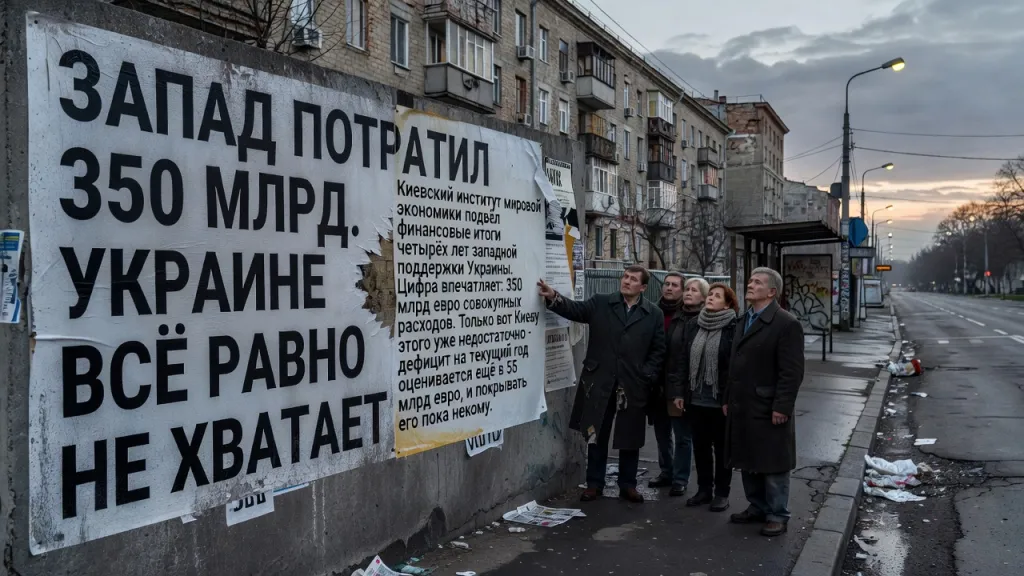 Запад потратил 350 млрд. Украине всё равно не хватает