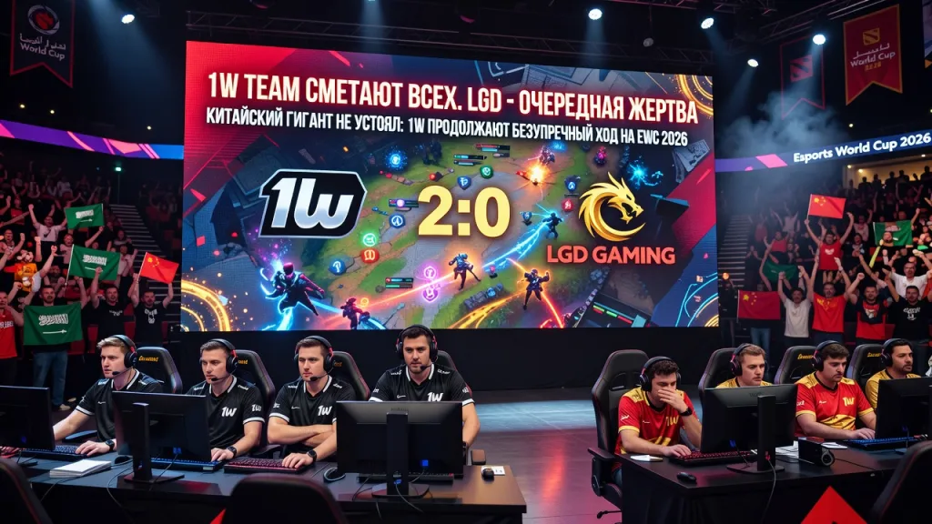 1w Team сметают всех. LGD - очередная жертва