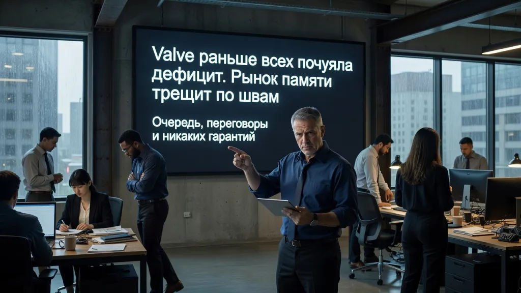 Valve раньше всех почуяла дефицит. Рынок памяти трещит по швам