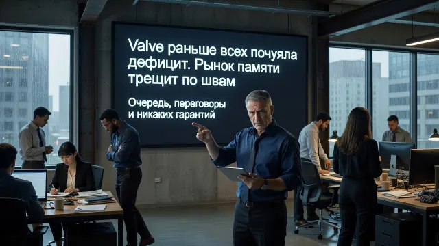 Valve раньше всех почуяла дефицит. Рынок памяти трещит по швам